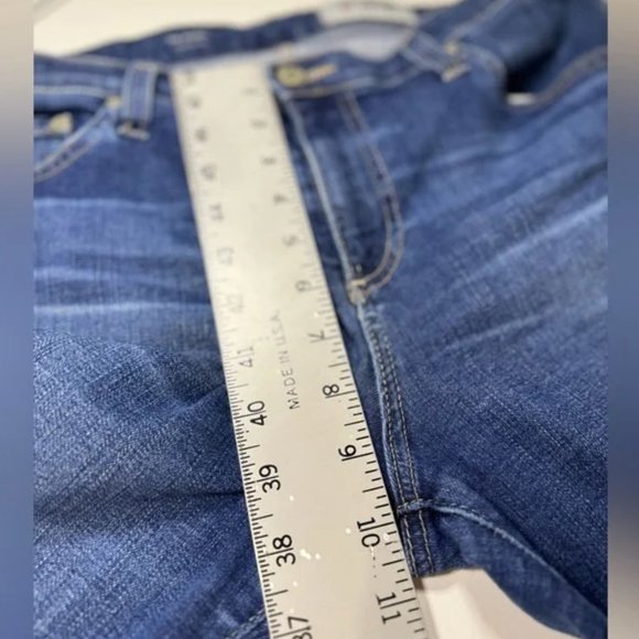 AG Jeans Prima Mid Rise Cigarette Dark Blue Wash Stretch Denim Pant SZ 32 - Picture 14 of 15